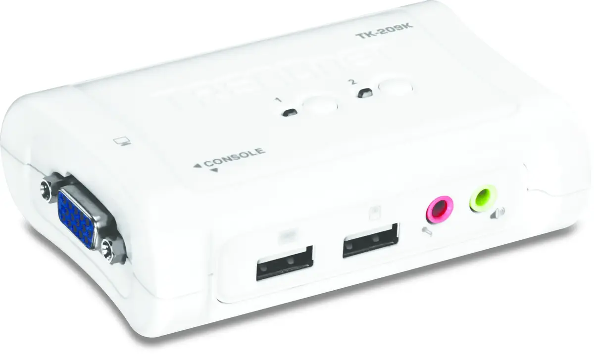 TRENDNET TK-209K 2-портовый USB VGA KVM Photo 2