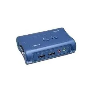 KVM switch TRENDNET TK-209K — 2-port USB KVM with VGA, 2048x1536, 1.2 m cables