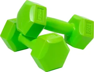 Гантели EB FIT 1027012 — битумное покрытие, пара 2 x 1 кг