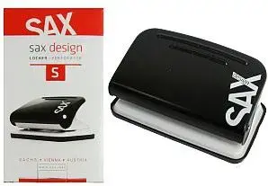 Дырокол Sax 218 на 12 листов, чёрный, модель WIKR-987641