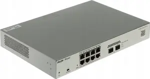 Pārvaldāms tīkla slēdzis DAHUA RG-NBS3100-8GT2SFP-P-V2 — 10 porti, 8×GigE PoE (125W), 2×SFP, L2, desktop