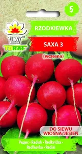 Toraf семена — редис Rzodkiewka Saxa 3, пакет 10 г
