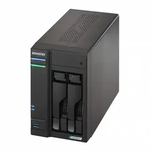 NAS asustor LOCKERSTOR 2 AS6702T 2-bay, Intel Celeron N5105 4-core 2.0GHz, 16GB DDR4, 4x M.2 NVMe, 2x 2.5GbE, HDMI 2.0b