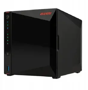 NAS asustor AS5404T Nimbustor 4 Gen2 4-bay, Intel Celeron N5105 2.0GHz Quad-Core, 16GB DDR4, 2x2.5GbE, 3x USB 3.2, HDMI 2.0b, 4x M.2 NVMe