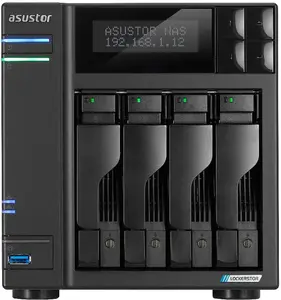 NAS asustor LOCKERSTOR 4 AS6704T 4-bay, Intel Celeron N5105 2.0GHz, 16GB DDR4, 4x M.2 NVMe, 2x 2.5GbE, HDMI 2.0b