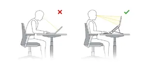 Improve posture and reduce strain