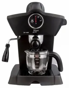Espresso machine KMP ZLN2854 — manual espresso maker, 0.24 L water tank, 800 W, ground coffee, jug