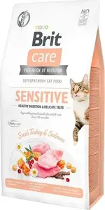 Kaķu barība konservēta VAFO PRAHS Brit Care Kot Sensitive 400 g — veselīga gremošana, maigais garšas, bez graudiem