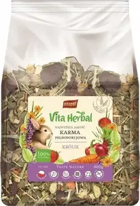 Truša barība vitapol Vita Herbal pamata maisījums 400 g — pilnvērtīgs barības pelleti
