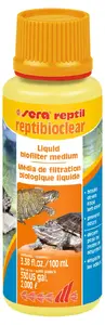 Šķidrais ūdens kopšanas līdzeklis terārijiem un akvārijiem, sera reptibioclear 100 ml, piemērots līdz 2000 l