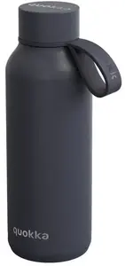 Termo pudele QUOKKA Solid With Strap 510 ml, nerūsējošais tērauds, Slate