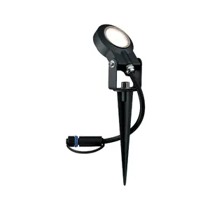 Outdoor floor lighting Paulmann 939.34 LED 43 W, aluminium housing, black, 1 LED, DC, H 290 mm