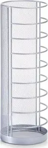 Umbrella Stand ZELLER model 17714, stainless steel, base Ø14 cm, height 40.5 cm