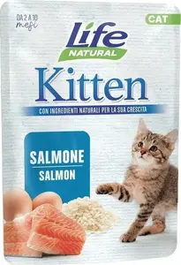 Влажный корм для котят Life Pet Care KITTEN SALMON 70 г, дополнительно к рациону