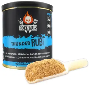 RUBI Thunder Rub 140 g — ROCK N RUBS BBQ garšviela, 140 g (derīgs līdz 07/27)