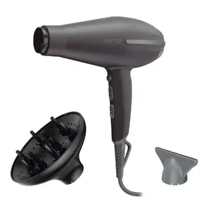 Фен Paulmann GA.MA GH3320 — 2200 Вт, AC мотор, 3 температурных режима, ионизация, холодный обдув, чёрный