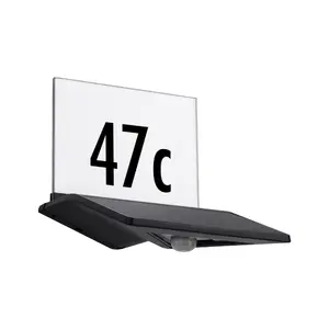 Outdoor surface-mounted LED light Paulmann 942.43, 1 lamp, 3000 K, IP44, protection class III, black