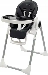 High chair baby mix IRIS Black - compact infant feeding chair