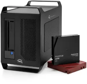 Storage drive OWC OWCTBLTMP80000 Tape Cartridge LTO, compressed capacity 30 TB, supports LTO-8/LTO-7, transfer 40 Gbit/s