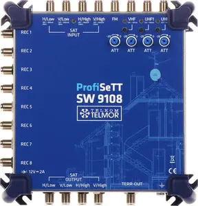Tīkla terminālis Telmor SW-9108 MultiBAS ProfiSETT — Telmor SW-9108