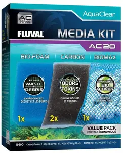Filtra pildījuma komplekts Exo Terra FV-6901 — rezerves pildījums AC20 filtriem