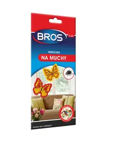 Fly Trap Sticker BROS 2 pieces model 365 — adhesive fly catcher stickers