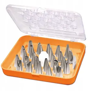 Pastry piping tip set Tomgast 29 pieces