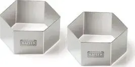 KAISER baking ring for desserts and cakes Piccantini — stainless steel adjustable pastry ring