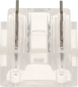 LED strip connector MW Lighting UQS-COB-8W-SS for 8 mm COB strips, stainless steel