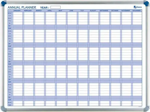 NOBO Performance Annual Planning Board 900×600 mm Photo 4
