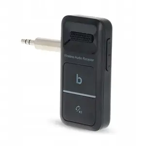 Bluetooth-адаптер Nedis BTRC3024BK — USB-C на 3,5 мм, AAC/SBC, автоматическое отключение, чёрный