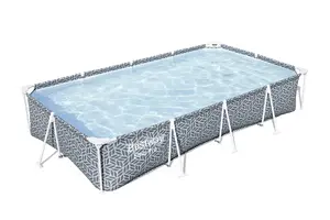 Above Ground Framed Pool Bestway Steel Pro Rectangle 3.66 × 2.01 × 0.66 m (4,000 L)