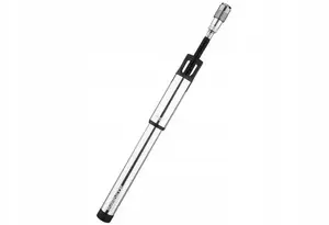 Ручной насос Lezyne Infinite Apogee MTB — Presta/Schrader, 90psi/6.2bar, 255 мм, CNC, графитовый