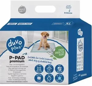 Пеленки для собак Duvo+ Premium XL 30 шт. 60x60 см с ароматом зеленого чая