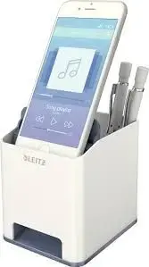 Pen holder LEITZ WOW — desk organizer, green