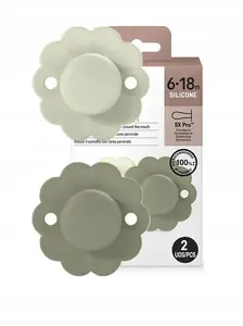 Pacifier Suavinex SX Pro silicone physiological 2 pcs 6–18 months aqua-green