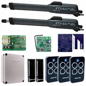 Swing Gate Operator FAAC GENIUS-MISTRAL-400LS/KIT — kit for two-leaf swing gates