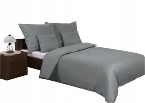 Multitex Poś.sat.jednobar.KG(220x200-1,70x80-2) single-color bed set with fitted sheet and two pillowcases