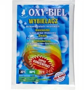 Bleach for Fabrics Radziemska Oxy-Biel 35 g – oxygen-based stain remover for white and colored textiles
