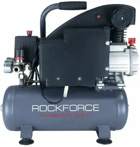 Компрессор Rockforce RF-9L — поршневой масляный, прямой привод, 220 В, 1.1 кВт, 2850 об/мин, бак 9 л, 8 бар, 155 л/мин