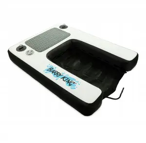 Dog Ramp Paws n Claws inflatable 80×60×10 cm white-black for pets and stairs access