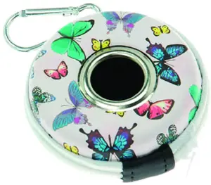 Dog waste bag dispenser IMAC IM-5891, plastic dispenser with butterfly design and 1 roll of bags