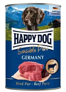 Svaigs barības konzervs suņiem Happy Dog Sensible Pure Germany ar liellopu gaļu, pieaugušiem, 400 g, bez sojas