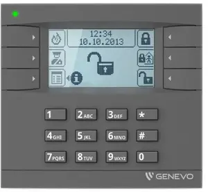 Genevo PRiMA LCD GY-WH grafiskais LCD manipulators priekš Genevo vadības paneļiem, balts