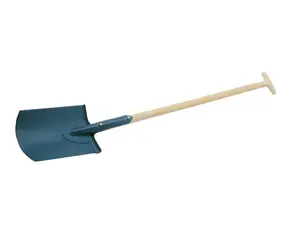 Kausa lāpsta MODECO MN-79-310 — taisna rakšanas lāpsta, tērauda nazis, koka kāts