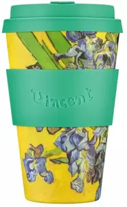 Travel mug Ecoffee cup Van Gogh Museum Irises 400 ml reusable cup