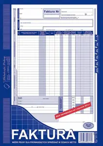 Invoice Books Michalczyk & Prokop FAKTURA NETTO A4 (full) multipart copy