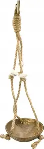Putnu šūpoles Panama Pet modelis PP-51010 — kokosrieksta čaula ar gliemenēm, 35 cm
