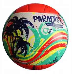 Мяч для пляжного волейбола SPARTAN Kubisport Paradise — красный, официальный размер и вес