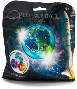 Gaismojošā bumba RMS Piłka świecąca Nasa mix — izgaismota rotaļu bumba, krāsu maisījums